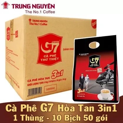 Cafe G7 bịch(50gói) hàng MN/10 bịch