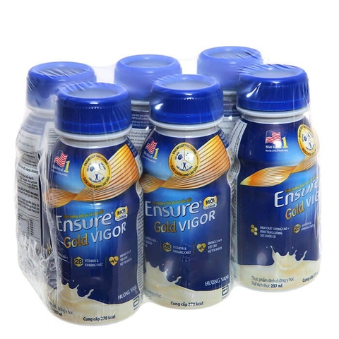 Sữa Ensure Gold Vigor chai 237ml/4lốc*6chai