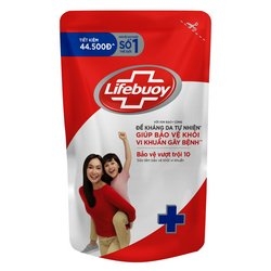 Sữa tắm Lifboy túi đỏ 800g/12 túi