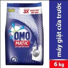 Omo bột giặt máy cửa trước 5,7kg/3 túi