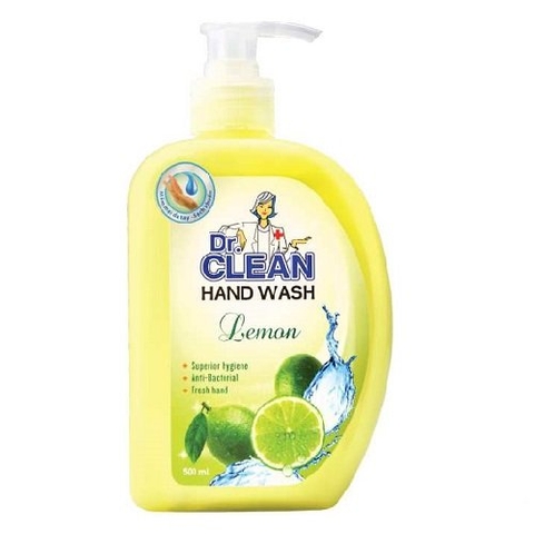 Nước rửa tay DR.Clean hương chanh 500ml/12 chai