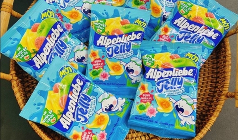 Kẹo dẻo Alpenliebe jelly xanh/24d*10gói