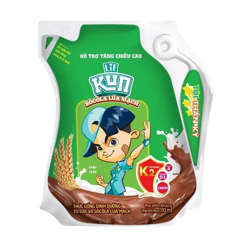Sữa Kun lúa mạch túi 110ml/24 túi
