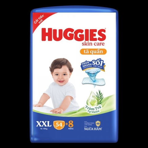 Bỉm - tã quần Huggies đại size XXL/3b*(54+10)