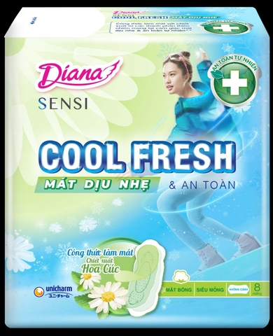 BVS Diana Cool (xanh) Mát dịu không cánh/8b