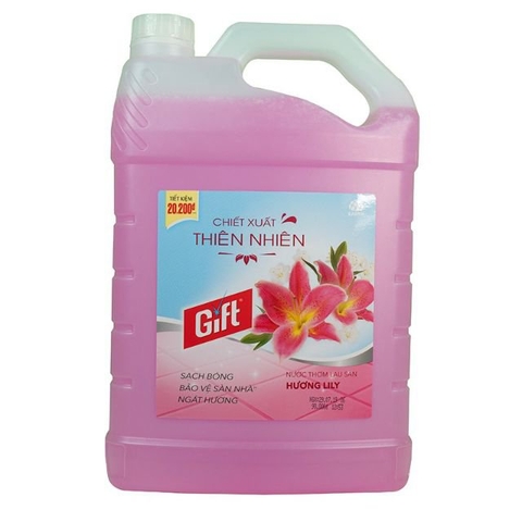 Lau sàn Gift hồng LyLy 3,6L/3 can