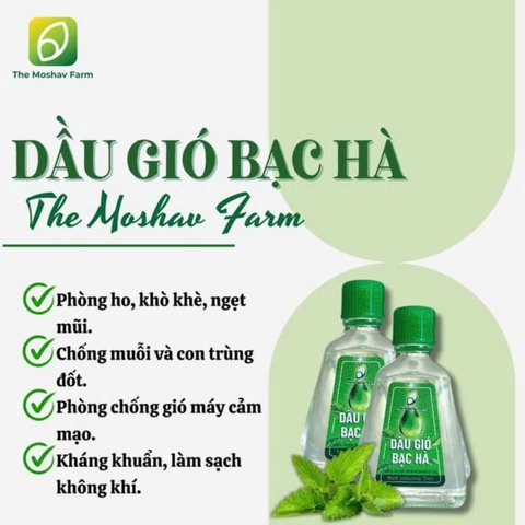 Dầu gió bạc hà 7ml/hộp(2chai)