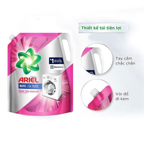 Nước giặt Ariel cửa trước oải hương 3,05L/4