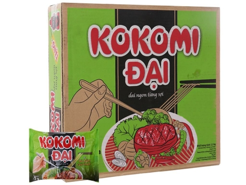 Mỳ tôm Kokomi bò hầm đại (xanh) 75g/30