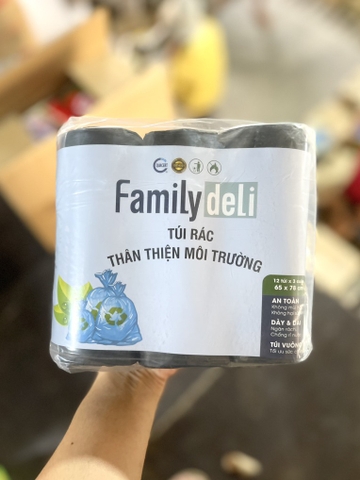 Túi đựng rác Eco Deli 65*78/12b*3c*1kg
