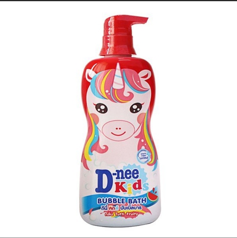 Tắm gội cho bé Dnee Kid đỏ hình thú 400ml/12 chai