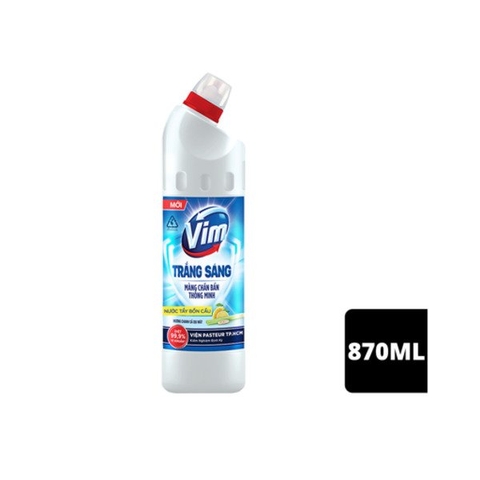 Tẩy BC Vim trắng sáng chanh-sả 880ml Kẹp/10
