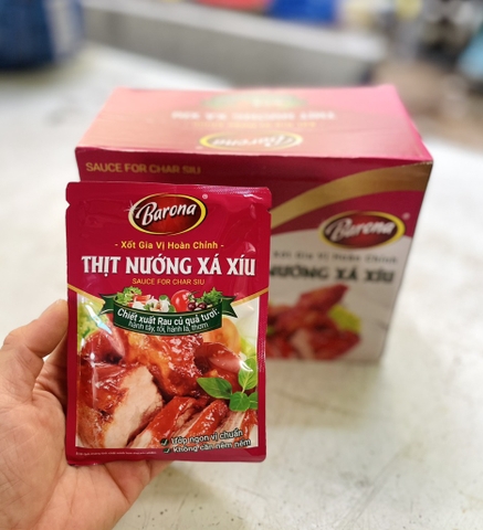 Sốt nướng Xá xíu Barona 80g/4h*20