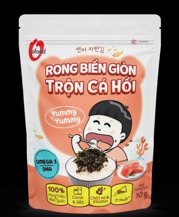 Rong biển trộn O'food trộn cá hồi/30