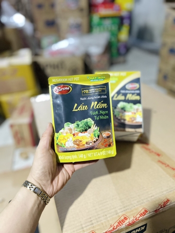Lẩu nấm Barona 180ml/4H*10