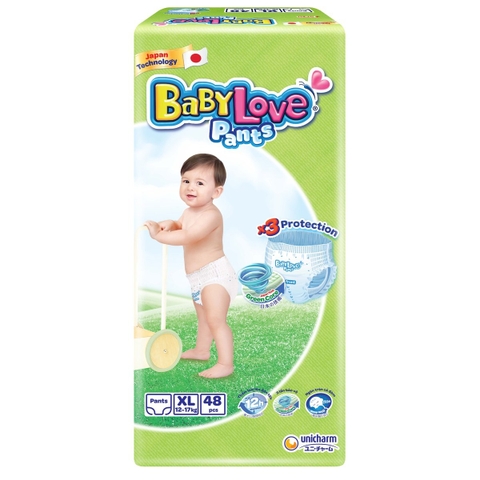 Bỉm - tã quần Baby Love Size XL/3b*48m