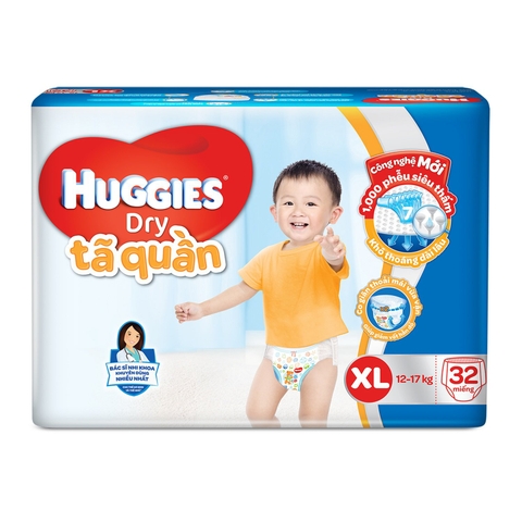 Bỉm - tã quần Huggies Size XL/4*32miếng
