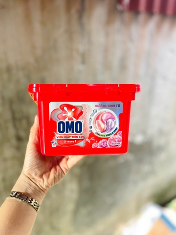 Viên giặt Omo 3 trong 1 tươi mát 210g/12H