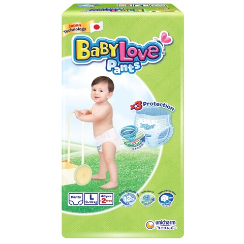 Bỉm - tã quần Baby Love Size L/3b*48m