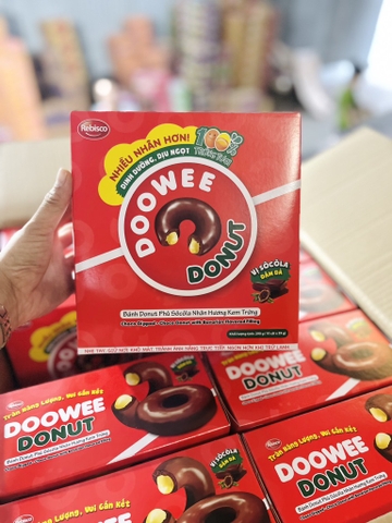 Bánh Donut kem socola hộp/10