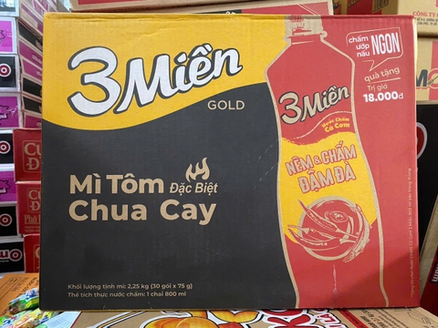 Mỳ tôm 3 miền tôm chua cay/30