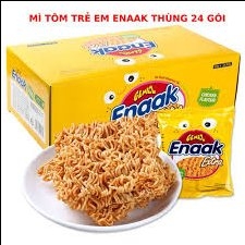 Mỳ tôm trẻ em Enaak gà quay(vàng) 30gam/6 hộp*24