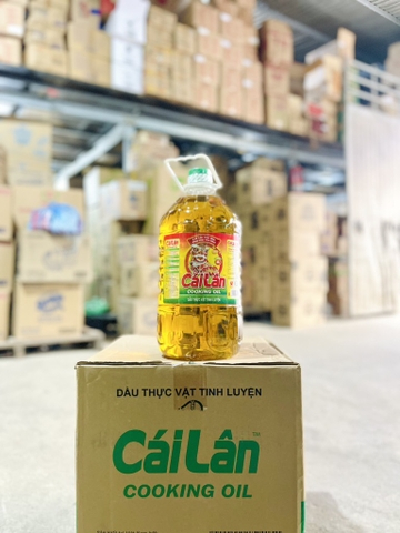 Dầu ăn Cái Lân 5L/4 can