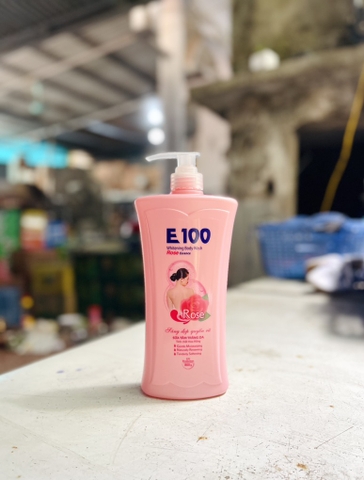 Sữa tắm E100 hồng 800ml/12 chai