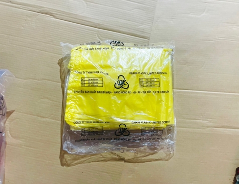 Túi bóng Đại Kim,size 15kg,màu vàng