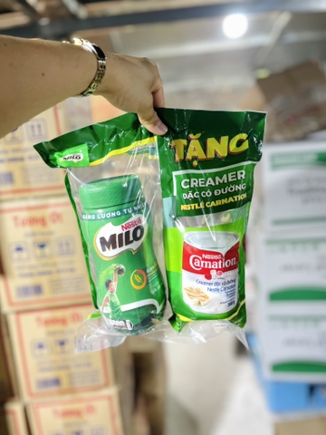 Milo lọ 400g hàng tặng/12