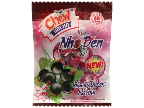 Kẹo mềm Chew nho Hải Hà 90g/60