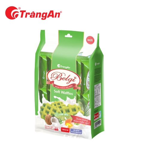 Bánh Belgi cốm dừa Tràng An 230g/20