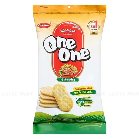 Bánh gạo mặn bò nướng One One 150g/22