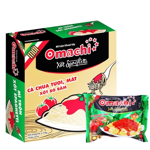 Mỳ trộn Omachi sốt Spaghetti Mẫu tặng/30