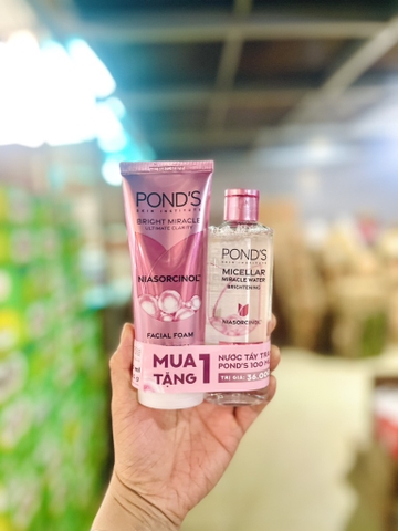 SRM Pond trắng hồng 100g kẹp/24