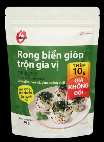 Rong biển trộn ăn liền O'food trộn gia vị/30