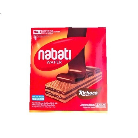 Nabati hộp to Socola 330g/6