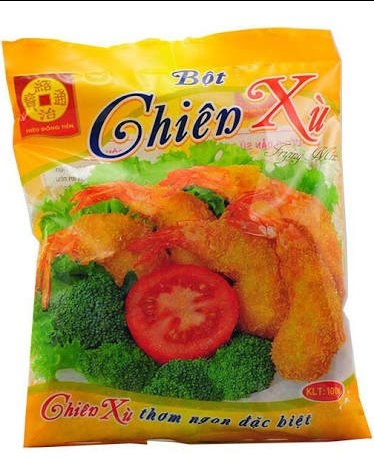 Chiên xù trắng đồng tiền/4 bịch
