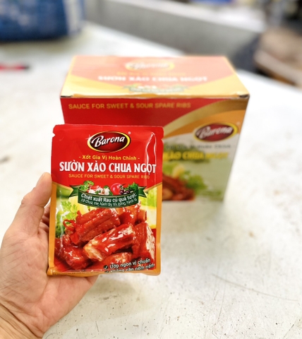Sốt Sườn chua ngọt Barona 80g/4h*20