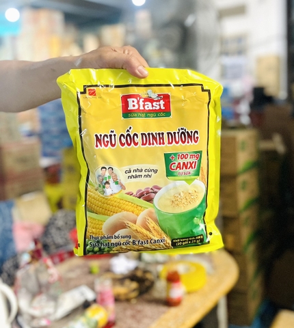 Ngũ cốc B'fast Canxi/14bịch*20