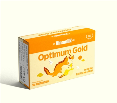Sữa Optimum gold(Vinamilk) 110ml/48 hộp