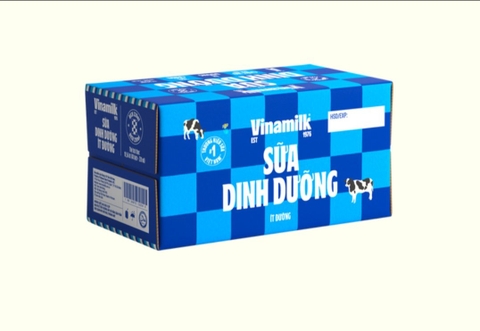 Sữa bịch Vinamilk ít đường 220ml/48