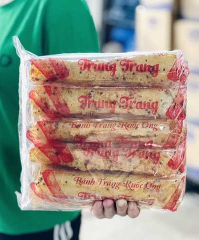 Bánh tráng mắm ruốc Trung Trang/24 bịch*10 cái