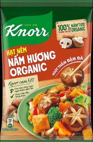 Hạt nêm Knorr Nấm Oganic 800g/8