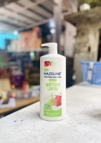 Sữa tắm Hazeline matcha& lựu đỏ 1L/12