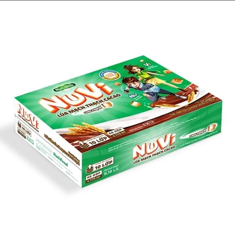 Sữa thạch Nuvi vị sô 180ml/12 vỉ/4 hộp