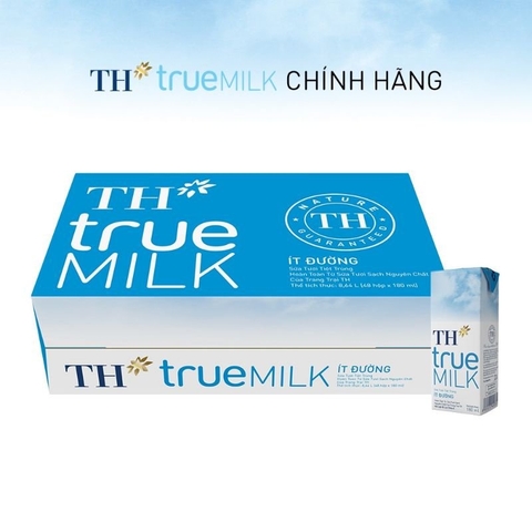 Sữa TH to ít đường 180ml/48