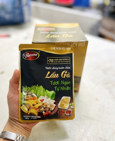 Sốt Lẩu gà Barona 140ml/4h*(10+1)