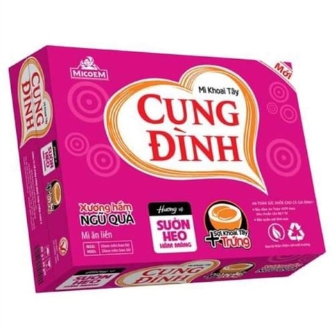 Mỳ cung đình hồng - sườn heo 79g/30