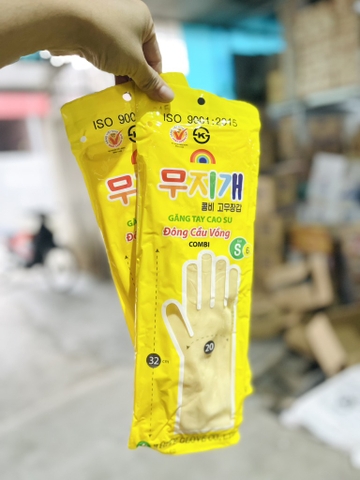 Găng tay c.su ngắn Đông c.vồng size S